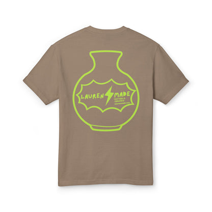 POT HEAD Garment-Dyed Heavyweight Cotton Logo Tee