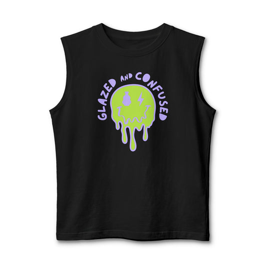 GLAZED and CONFUSED Muscle Tee