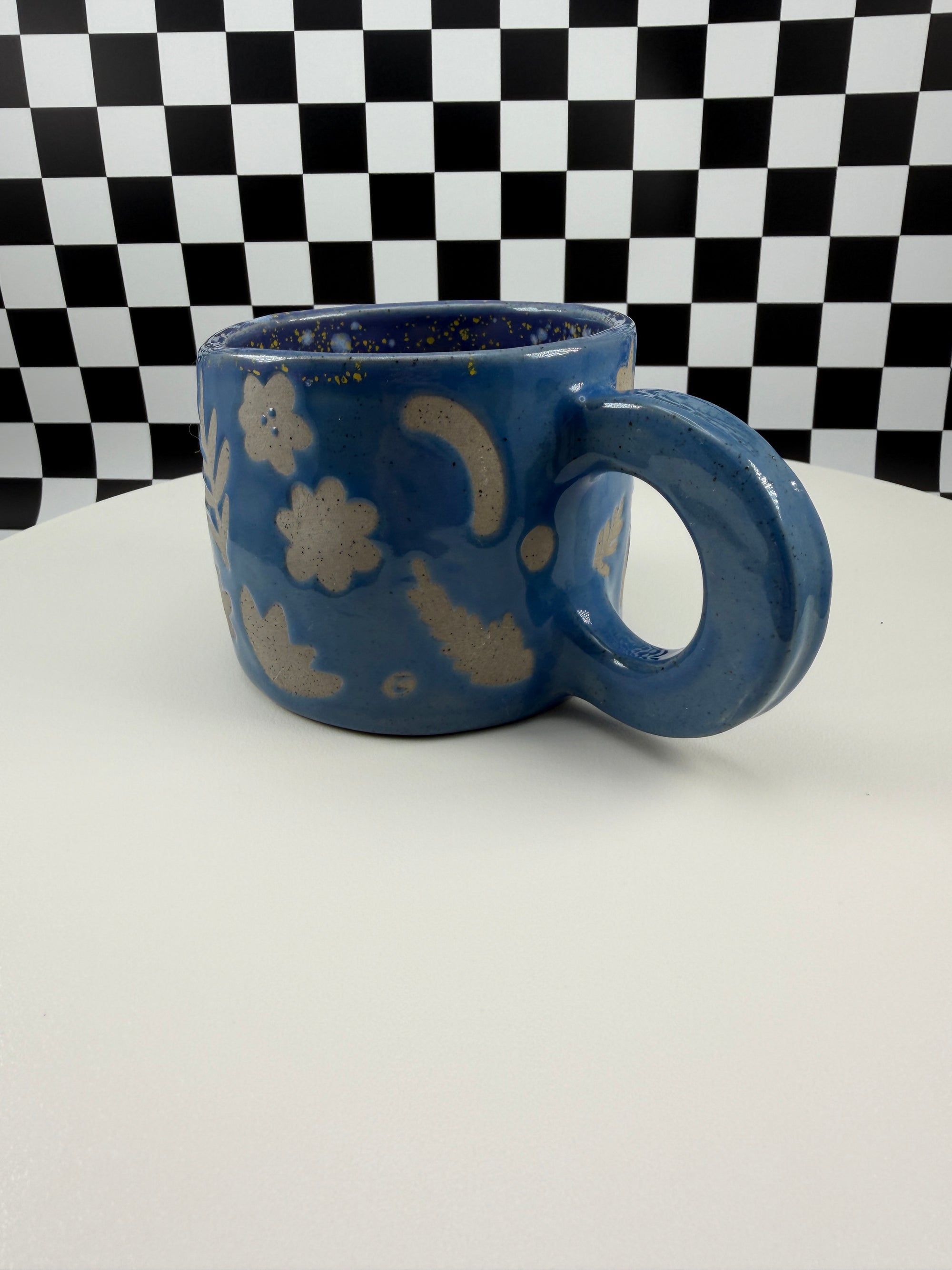 Lavender Blue Sticker Mug